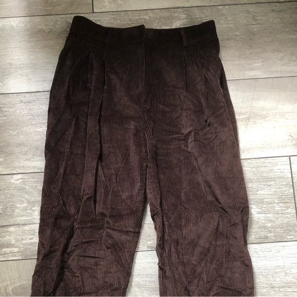 Mango Brown Corduroy Pants Trousers - Picture 5 of 5